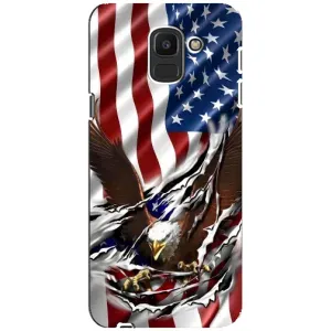 Чохол Прапор USA для Samsung Galaxy J6 2018, J600F (Прапор USA)