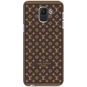 Чехол Стиль Louis Vuitton на Samsung Galaxy J6 2018, J600F (Фон Луи Виттон)
