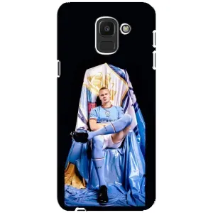 Чехлы с принтом для Samsung Galaxy J6 2018, J600F Футболист (футболист Холанн)