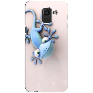 Чехлы с изображением разных животных для Samsung Galaxy J6 2018, J600F (Геккон)