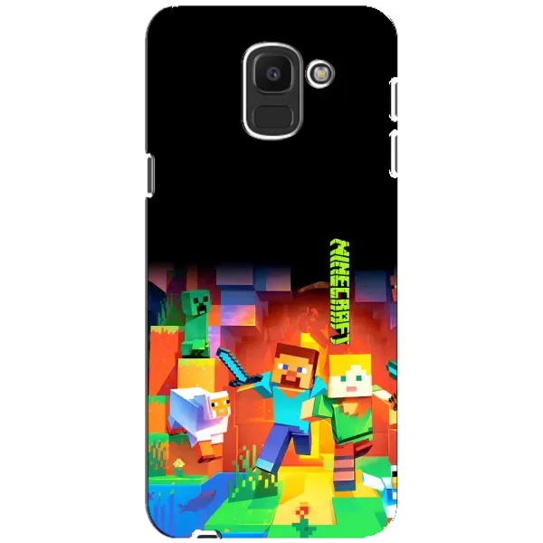 Чехол с рисунком «Герой Майнкрафт» для Samsung Galaxy J6 2018 (J600F) Чехол с рисунком «Герой Майнкрафт» для Samsung Galaxy J6 2018 (J600F)