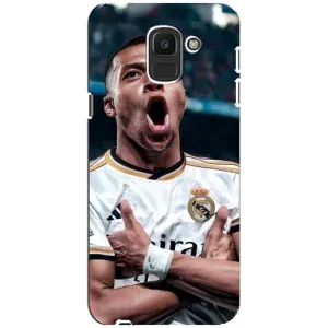 Чохол (TPU) з Футболістом на Samsung Galaxy J6 2018, J600F (Гол Мбаппе)