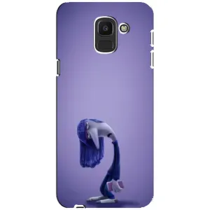 Чехол Головоломка для Samsung Galaxy J6 2018, J600F - (AlphaPrint) (Хандра)