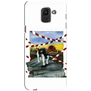 Чехол с принтом Собаки Патрон для Samsung Galaxy J6 2018, J600F (Храбрый Патрон)
