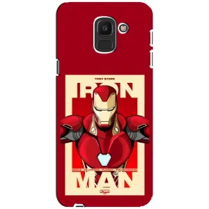 Чехол Супергерой Железный человек на Samsung Galaxy J6 2018, J600F (Iron man)