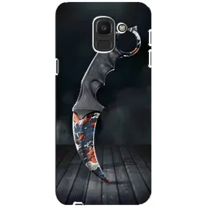 Чехол КИБЕРСПОРТ для Samsung Galaxy J6 2018, J600F (Кинжал КС ГО)