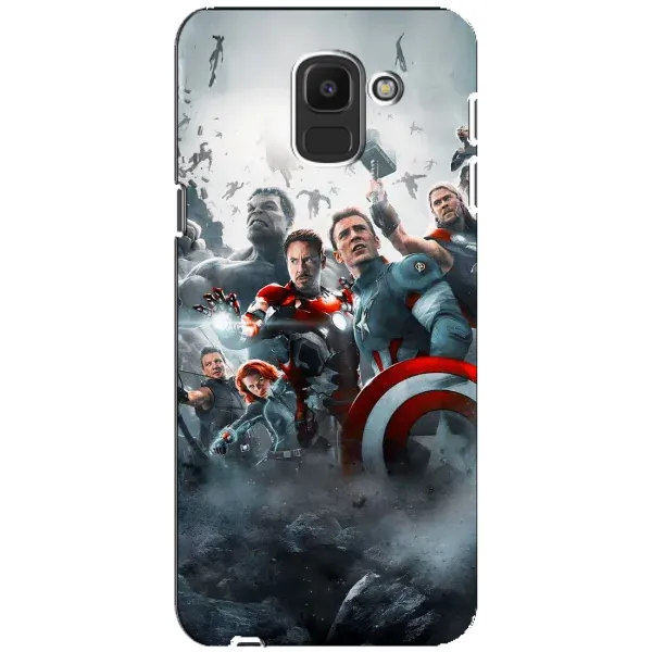 Чехол с рисунком «Команда марвел» для Samsung Galaxy J6 2018 (J600F) Чехол с рисунком «Команда марвел» для Samsung Galaxy J6 2018 (J600F)