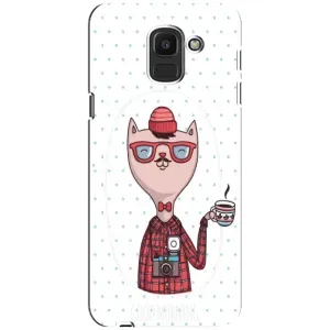 Чехол на тематику: Коты для Samsung Galaxy J6 2018 (J600F) (Кот аристократ)