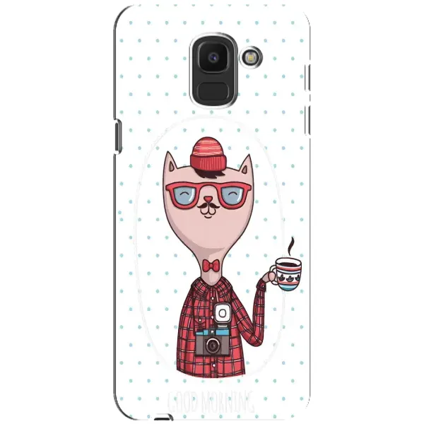 Чехол с рисунком «Кот аристократ» для Samsung Galaxy J6 2018 (J600F)