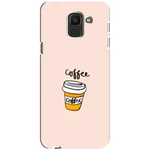 Чехол с изображением вкусной еды для Samsung Galaxy J6 2018, J600F (Кружка кофе)