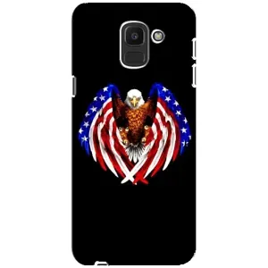 Чохол Прапор USA для Samsung Galaxy J6 2018, J600F (Крила США)