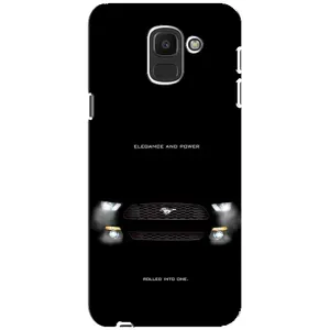 Чехлы с тематикой "Крутые машины" на Samsung Galaxy J6 2018, J600F (Черный Land Rover)