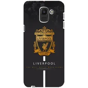 Силиконовые Чехлы принт Футбол на Samsung Galaxy J6 2018, J600F (Liverpool)