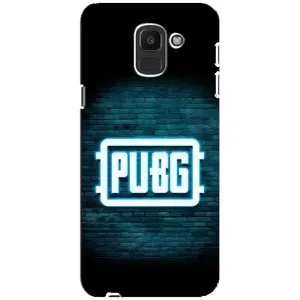 Чехол (TPU) с картинкой "Лого Пабг" на Самсунг J6 (2018) (Лого PUBG)