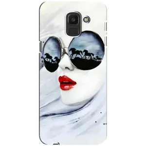Чохол з картинкою Модні Дівчата Samsung Galaxy J6 2018, J600F (Любителька коней)
