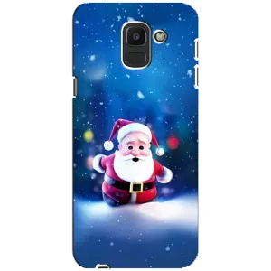 Чехлы на Новый Год Samsung Galaxy J6 2018, J600F (Маленький Дед Мороз)
