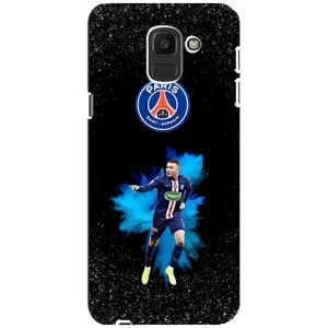 Чохол (TPU) з Футболістом на Samsung Galaxy J6 2018, J600F (Мбаппе ПСЖ)