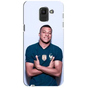 Чохол (TPU) з Футболістом на Samsung Galaxy J6 2018, J600F (Мбаппешичка)