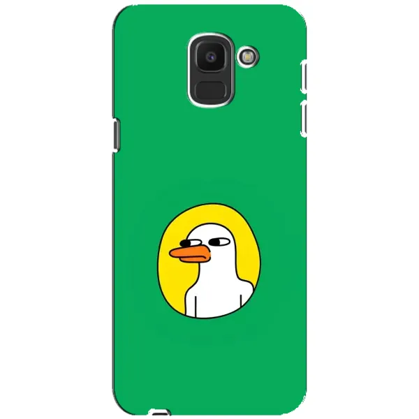 Чехол с рисунком «Мем Утка» для Samsung Galaxy J6 2018 (J600F) Чехол с рисунком «Мем Утка» для Samsung Galaxy J6 2018 (J600F)