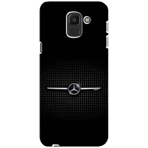 Силиконовый бампер с картинкой машины на Samsung Galaxy J6 2018, J600F (Mercedes)