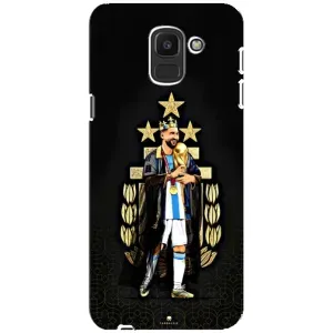 Чохли Лео Мессі Аргентина для Samsung Galaxy J6 2018, J600F (Мессі король)