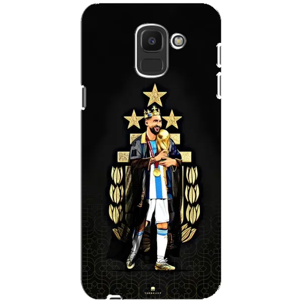 Чехол с рисунком «Месси король» для Samsung Galaxy J6 2018 (J600F) Чехол с рисунком «Месси король» для Samsung Galaxy J6 2018 (J600F)