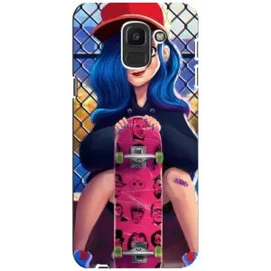 Чохол з картинкою Модні Дівчата Samsung Galaxy J6 2018, J600F (Модна Дівчинка)