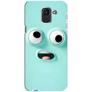 Чохли (ТПУ) (смішні стікери) для Samsung Galaxy J6 2018, J600F (Кумедне м'ятне обличчя)