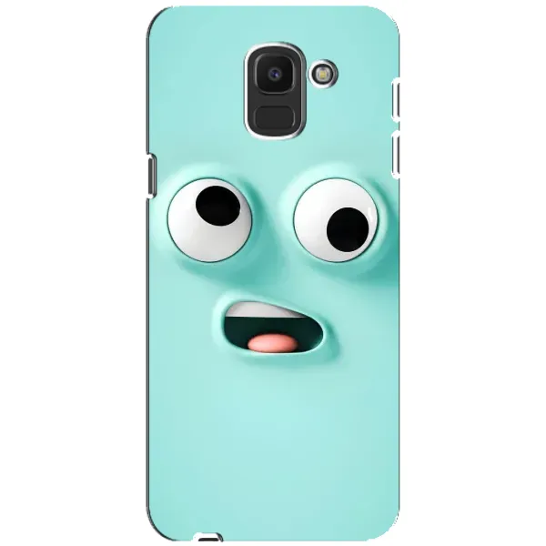 Чехол с рисунком «Забавное мятное лицо» для Samsung Galaxy J6 2018 (J600F) Чехол с рисунком «Забавное мятное лицо» для Samsung Galaxy J6 2018 (J600F)