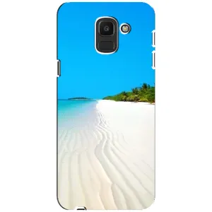 Летний Чехол на Samsung Galaxy J6 2018, J600F (Море песок)