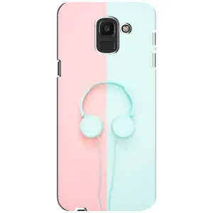 Девчачий Чехол для Samsung Galaxy J6 2018, J600F (Наушники)