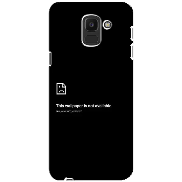 Чехол с рисунком «Ошибка» для Samsung Galaxy J6 2018 (J600F) Чехол с рисунком «Ошибка» для Samsung Galaxy J6 2018 (J600F)