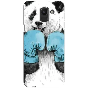Чехлы с Пандами на Samsung Galaxy J6 2018, J600F (Панда боксер)