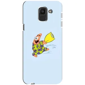 Чехлы с Патриком на Samsung Galaxy J6 2018, J600F (Патрик с подушкой)