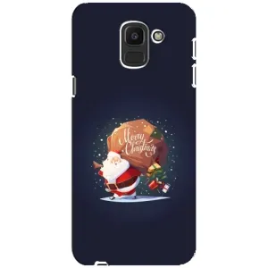 Чехол Санта Клаус для Samsung Galaxy J6 2018, J600F (Подарки от Санты)