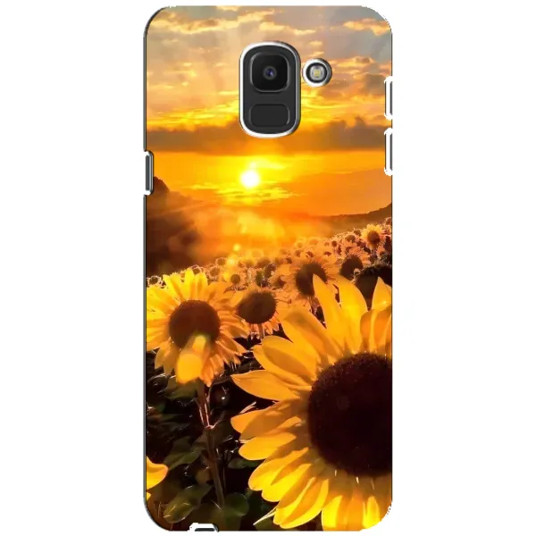 Чехол с рисунком «поле подсолнухов» для Samsung Galaxy J6 2018 (J600F)