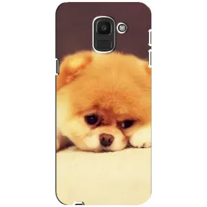 Чехол (ТПУ) Милые собачки для Samsung Galaxy J6 2018, J600F (Померанский шпиц)