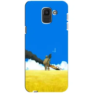 Чехлы на военную тематику для Samsung Galaxy J6 2018, J600F (Попадание)