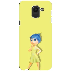 Чехол Головоломка для Samsung Galaxy J6 2018, J600F - (AlphaPrint) (Радость)