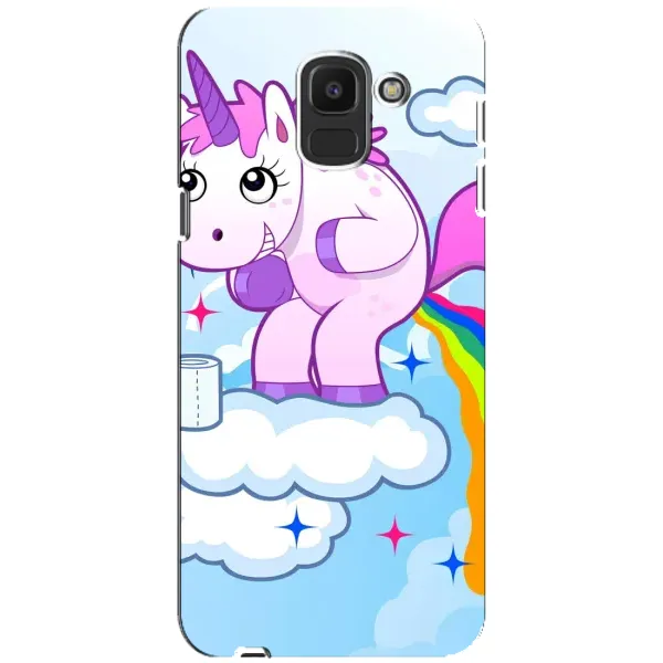 Чехол с рисунком «Радуга единорожка» для Samsung Galaxy J6 2018 (J600F) Чехол с рисунком «Радуга единорожка» для Samsung Galaxy J6 2018 (J600F)