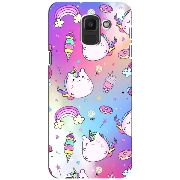 Чехол с рисунком «Радуга и Единорог» для Samsung Galaxy J6 2018 (J600F) Чехол с рисунком «Радуга и Единорог» для Samsung Galaxy J6 2018 (J600F)