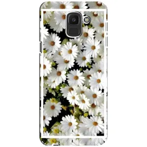 Чохол з ромашками на Samsung Galaxy J6 2018, J600F (Рамка в ромашках)