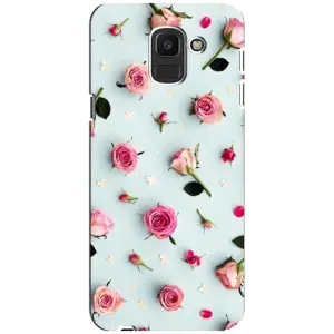 Чохли з принтом Троянд для Samsung Galaxy J6 2018, J600F (Різні квіти)