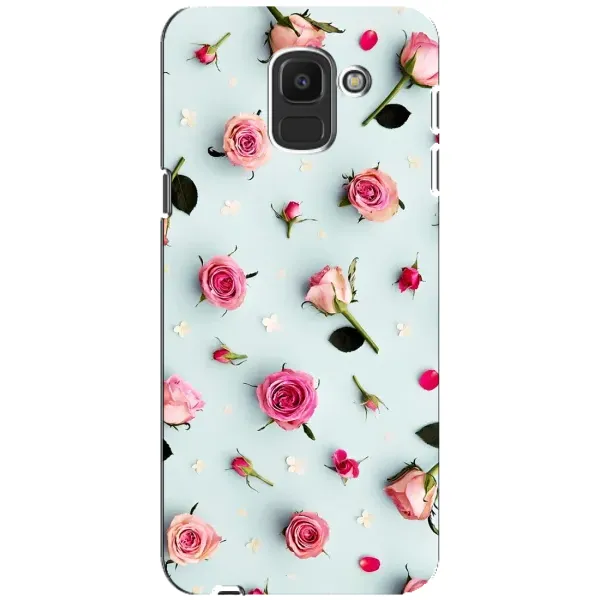 Чехол с рисунком «Разные цветы» для Samsung Galaxy J6 2018 (J600F) Чехол с рисунком «Разные цветы» для Samsung Galaxy J6 2018 (J600F)