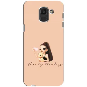 Силіконовый Чохол на Samsung Galaxy J6 2018, J600F з картинкой Модных девушек (З собакою)