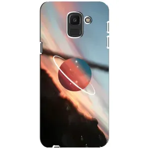 Чохол (ТПУ) з планетами на Samsung Galaxy J6 2018, J600F (Сатурн)