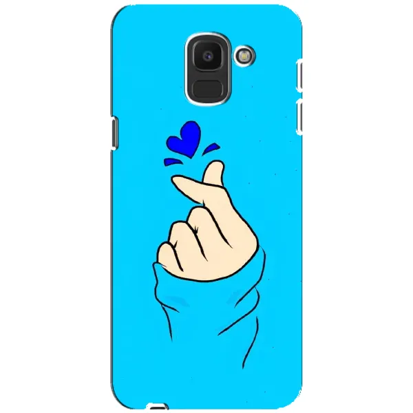 Чехол с рисунком «Сердце на синем» для Samsung Galaxy J6 2018 (J600F) Чехол с рисунком «Сердце на синем» для Samsung Galaxy J6 2018 (J600F)