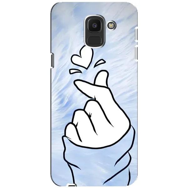 Чехол с рисунком «Сердечка знак» для Samsung Galaxy J6 2018 (J600F) Чехол с рисунком «Сердечка знак» для Samsung Galaxy J6 2018 (J600F)