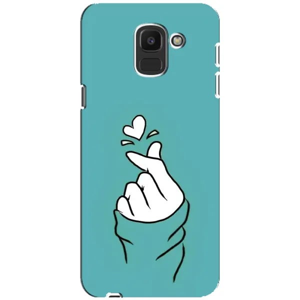 Чехол с рисунком «Сердечко на бирюзовом» для Samsung Galaxy J6 2018 (J600F) Чехол с рисунком «Сердечко на бирюзовом» для Samsung Galaxy J6 2018 (J600F)