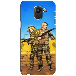 Чехлы с принтом (Воины ЗСУ) для Samsung Galaxy J6 2018, J600F (Солдаты ЗСУ)